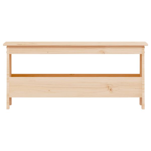 vidaXL Παγκάκι Χολ 100x28x45 εκ. από Μασίφ Ξύλο Πεύκου