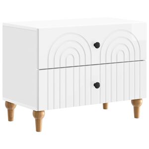 vidaXL &Kappa;&omicron;&mu;&omicron;&delta;ί&nu;&omicron; &Gamma;&upsilon;&alpha;&lambda;&iota;&sigma;&tau;&epsilon;&rho;ό &Lambda;&epsilon;&upsilon;&kappa;ό 62 x 34,5 x 48 &epsilon;&kappa; &Epsilon;&pi;&epsilon;&xi;&epsilon;&rho;&gamma;&alpha;&sigma;&mu;έ&nu;&omicron; &Xi;ύ&lambda;&omicron;