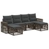 vidaXL &Sigma;&epsilon;&tau; &Kappa;&alpha;&nu;&alpha;&pi;έ &Kappa;ή&pi;&omicron;&upsilon; 6 pcs &Gamma;&kappa;&rho;&iota; &kappa;&alpha;&iota; &Sigma;&kappa;&omicron;ύ&rho;&omicron; &Gamma;&kappa;&rho;&iota; &sigma;&upsilon;&nu;&theta;&epsilon;&tau;&iota;&kappa;ό &rho;&alpha;&tau;ά&nu;