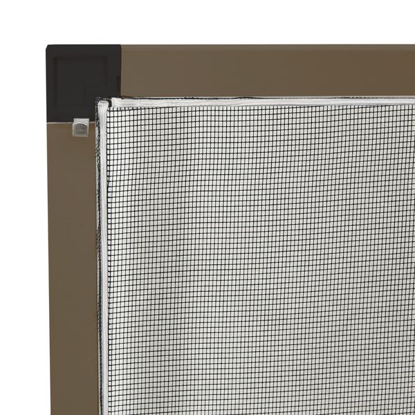 vidaXL Σήτα Εντόμων για Παράθυρα Καφέ 80 x 120 εκ.