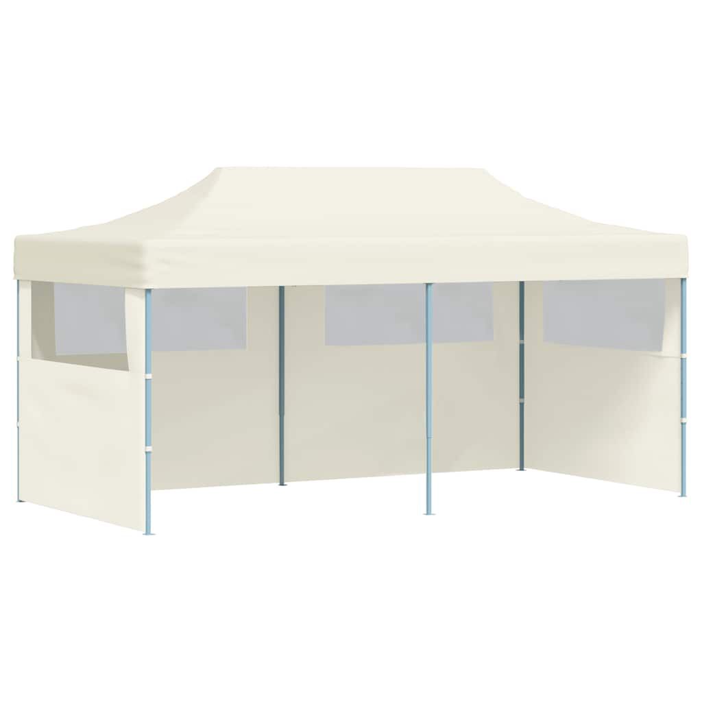 vidaXL Τέντα Εκδηλώσεων Pop-up Πτυσσόμενη Κρεμ 3 x 6 μ.