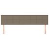 vidaXL &Kappa;&epsilon;&phi;&alpha;&lambda;ά&rho;&iota;&alpha; &Kappa;&rho;&epsilon;&beta;&alpha;&tau;&iota;&omicron;ύ 2 &tau;&epsilon;&mu;. Taupe 90x5x78/88 &epsilon;&kappa;. &Upsilon;&phi;&alpha;&sigma;&mu;ά&tau;&iota;&nu;&omicron;