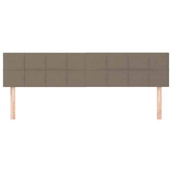 vidaXL &Kappa;&epsilon;&phi;&alpha;&lambda;ά&rho;&iota;&alpha; &Kappa;&rho;&epsilon;&beta;&alpha;&tau;&iota;&omicron;ύ 2 &tau;&epsilon;&mu;. Taupe 90x5x78/88 &epsilon;&kappa;. &Upsilon;&phi;&alpha;&sigma;&mu;ά&tau;&iota;&nu;&omicron;