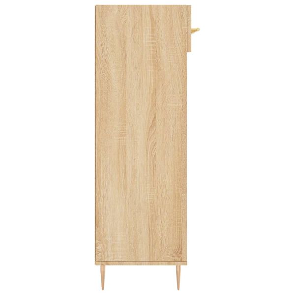 vidaXL Παπουτσοθήκη Sonoma Δρυς 60x35x105 εκ. από Επεξεργασμένο Ξύλο