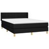 vidaXL &Kappa;&rho;&epsilon;&beta;ά&tau;&iota; Boxspring &mu;&epsilon; &Sigma;&tau;&rho;ώ&mu;&alpha; &Mu;&alpha;ύ&rho;&omicron; 140x190 &epsilon;&kappa;. &Upsilon;&phi;&alpha;&sigma;&mu;ά&tau;&iota;&nu;&omicron;