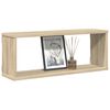 vidaXL Ράφια Κύβοι Τοίχου 4 τεμ. Sonoma Δρυς 60x15x23 εκ. Επεξ. Ξύλο