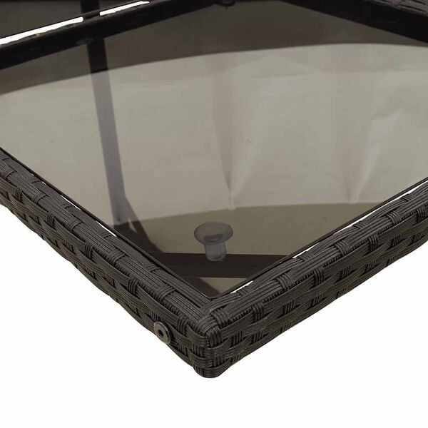 vidaXL &Sigma;&epsilon;&tau; &Tau;&rho;&alpha;&pi;&epsilon;&zeta;&alpha;&rho;ί&alpha;&sigmaf; &Kappa;ή&pi;&omicron;&upsilon; 13&tau;&epsilon;&mu;. &Mu;&alpha;ύ&rho;&omicron; &alpha;&pi;ό &Sigma;&upsilon;&nu;&theta;. &Rho;&alpha;&tau;ά&nu; &mu;&epsilon; &Mu;&alpha;&xi;&iota;&lambda;ά&rho;&iota;&alpha;