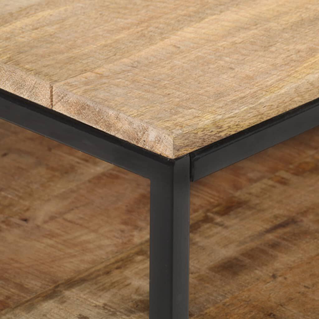 vidaXL Έπιπλο Τηλεόρασης 130 x 30 x 45 εκ. από Ακατέργαστο Ξύλο Μάνγκο