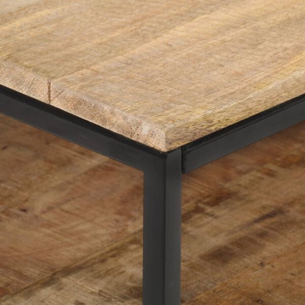 vidaXL Έπιπλο Τηλεόρασης 130 x 30 x 45 εκ. από Ακατέργαστο Ξύλο Μάνγκο