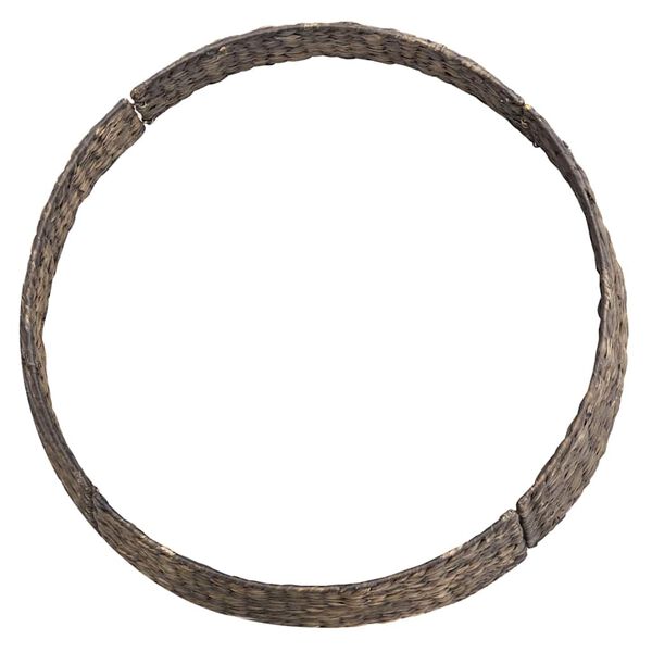 vidaXL Κολάρο Χριστουγεννιάτικου Δέντρου Μαύρο 105 x 105 x 28 εκ