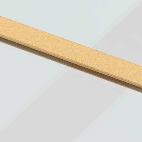 vidaXL Συρόμενη Πόρτα Χρυσή 90 x 205 εκ. από Γυαλί ESG και Αλουμίνιο