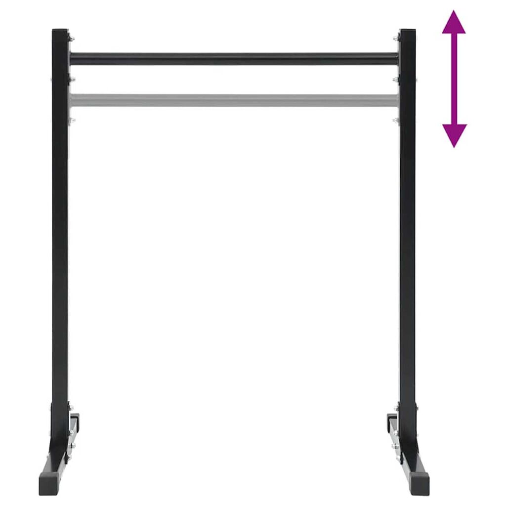 vidaXL Σταθμοί Βύθισης 2 pcs Μαύρο 109 x 90 x 105 εκ