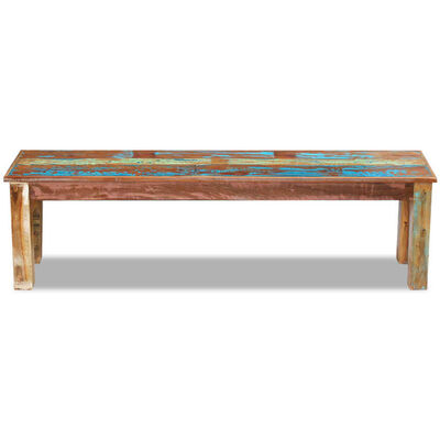 vidaXL Πάγκος 160 x 35 x 46 εκ. από Μασίφ Ανακυκλωμένο Ξύλο