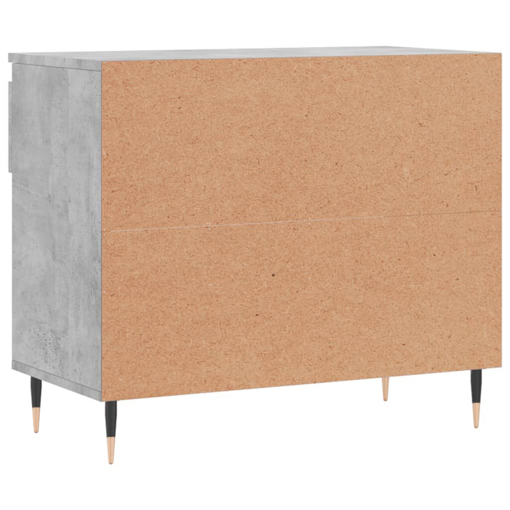vidaXL Παπουτσοθήκη Γκρι Σκυροδέματος 70x36x60 εκ. Επεξεργασμένο Ξύλο