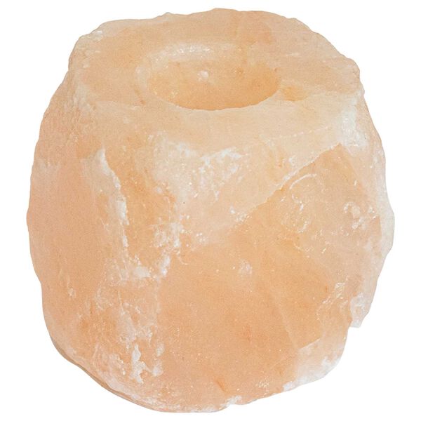 vidaXL Κηροπήγια από αλάτι 4 τεμάχια 2,8 kg Ροζ
