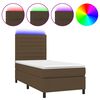 vidaXL &Kappa;&rho;&epsilon;&beta;ά&tau;&iota; Boxspring &mu;&epsilon; &Sigma;&tau;&rho;ώ&mu;&alpha; & LED &Sigma;&kappa;.&Kappa;&alpha;&phi;έ 100x200 &epsilon;&kappa; &Upsilon;&phi;&alpha;&sigma;&mu;ά&tau;&iota;&nu;&omicron;
