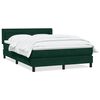 vidaXL Box Spring &kappa;&rho;&epsilon;&beta;ά&tau;&iota; &mu;&epsilon; &sigma;&tau;&rho;ώ&mu;&alpha; &sigma;&kappa;&omicron;ύ&rho;&omicron; &pi;&rho;ά&sigma;&iota;&nu;&omicron; 160x220cm &Beta;&epsilon;&lambda;&omicron;ύ&delta;&iota;&nu;&omicron;