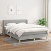 vidaXL &Kappa;&rho;&epsilon;&beta;ά&tau;&iota; Boxspring &mu;&epsilon; &Sigma;&tau;&rho;ώ&mu;&alpha; &Alpha;&nu;&omicron;&iota;&chi;&tau;ό &Gamma;&kappa;&rho;&iota; 140x190 &epsilon;&kappa;. &Upsilon;&phi;&alpha;&sigma;&mu;ά&tau;&iota;&nu;&omicron;