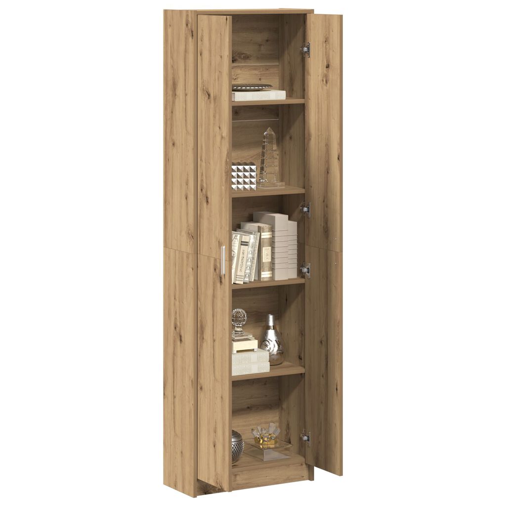 vidaXL Ντουλάπα από καρυδιά 55x25x189 εκ. Επεξεργασμένο ξύλο