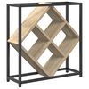 vidaXL Ράφι Κρασιού Sonoma Δρυς 51 x 18 x 52.5 εκ. Επεξεργασμένο ξύλο