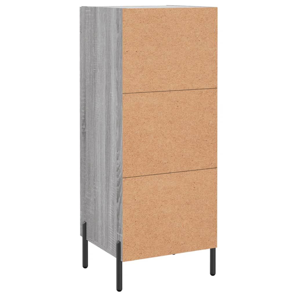 vidaXL Ντουλάπι Γκρι Sonoma 34,5x34x90 εκ. από Επεξεργασμένο Ξύλο