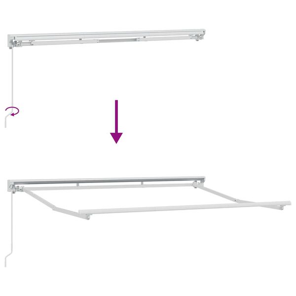 vidaXL Σκηνίτσα Αναδιπλούμενη Κρεμ 250x200 cm