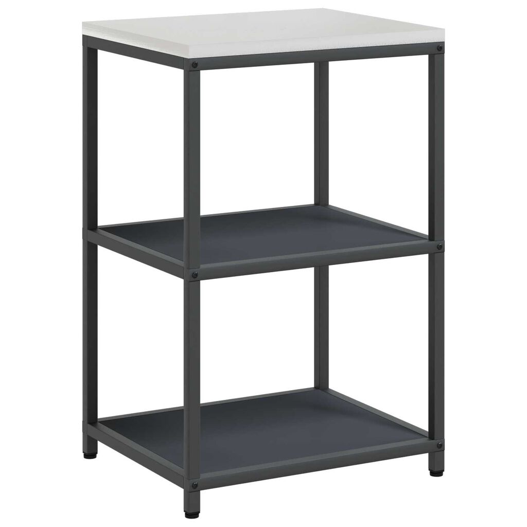 vidaXL Σετ Αποθήκευσης Κουζίνας 2 pcs Ανθρακί 120 x 50 x 92 εκ.
