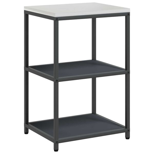 vidaXL Σετ Αποθήκευσης Κουζίνας 2 pcs Ανθρακί 120 x 50 x 92 εκ.
