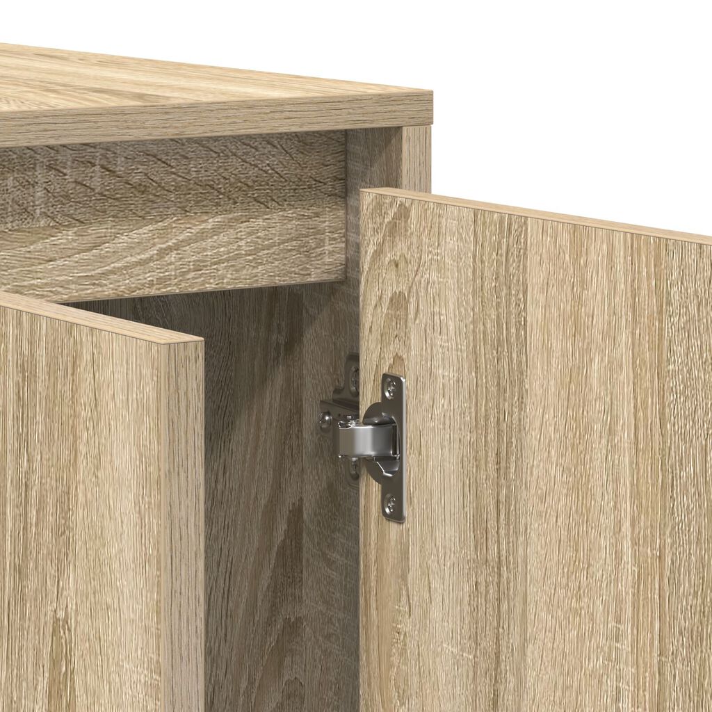 vidaXL Πλευρικό Γραφείο Sonoma Oak Sonoma Oak Επεξεργασμένο ξύλο