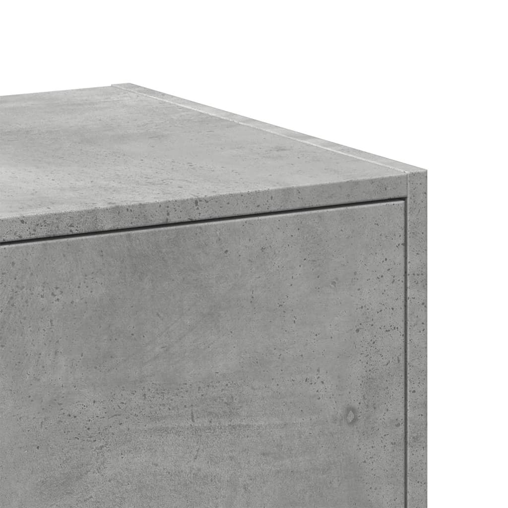 vidaXL Συρταριέρα Γενικής Χρήσης Γκρι Σκυρ.30x41x118 εκ. Επεξ. Ξύλο