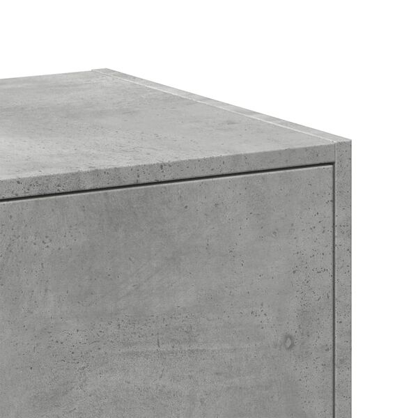 vidaXL Συρταριέρα Γενικής Χρήσης Γκρι Σκυρ.30x41x118 εκ. Επεξ. Ξύλο