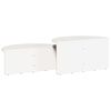 vidaXL Τραπεζάκι σαλονιού 2 pcs Λευκό 79 x 39.5 x 40 εκ