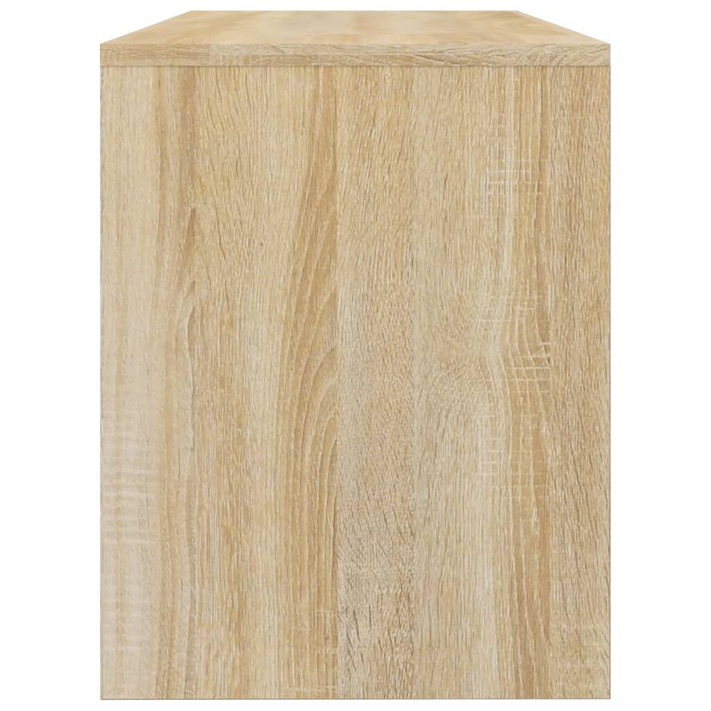 vidaXL Σκαμπό Μπουντουάρ Sonoma δρυς 70 x 35 x 45 εκ. Επεξ. Ξύλο