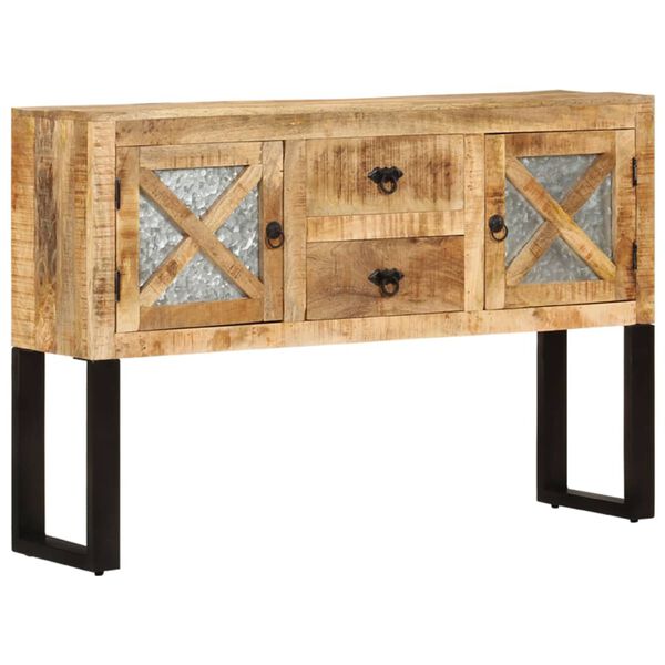 vidaXL Κονσόλα 110 x 30 x 74 εκ. από Ακατέργαστο Ξύλο Μάνγκο