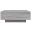 vidaXL Τραπεζάκι Σαλονιού Γκρι Sonoma 80x80x31 εκ. Επεξεργασμένο Ξύλο