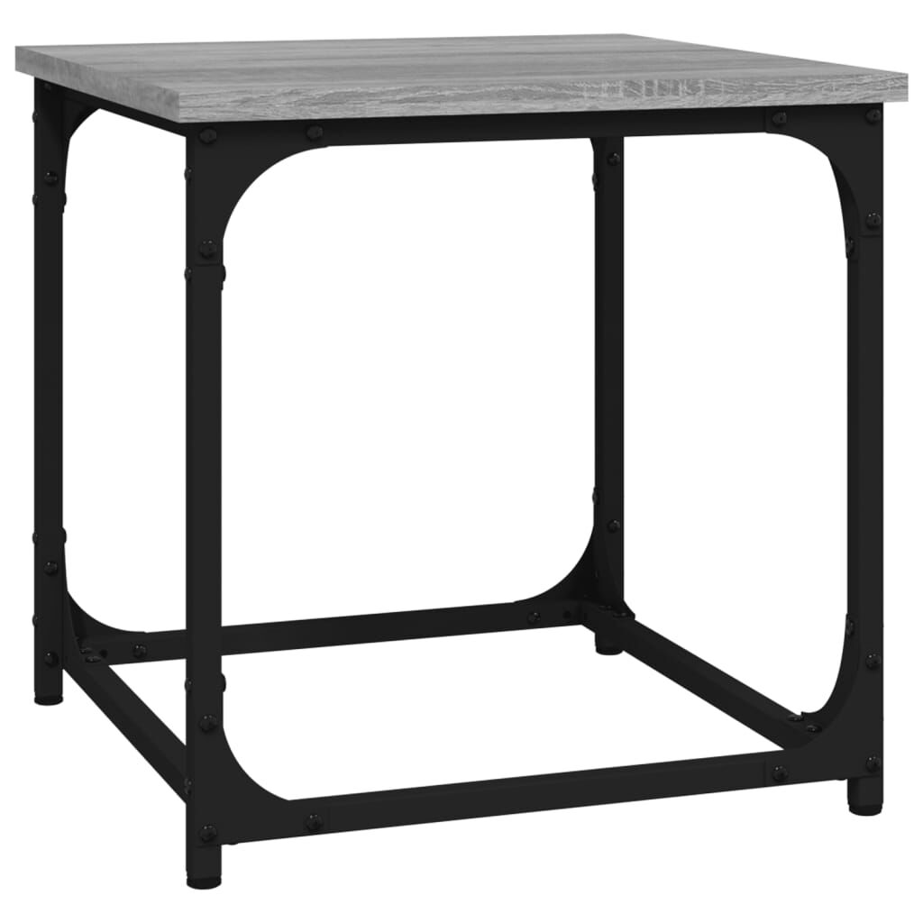 vidaXL Βοηθητικό Τραπέζι Γκρι Sonoma 40x40x40 εκ. Επεξεργασμένο Ξύλο