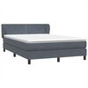 vidaXL Box Spring &Kappa;&rho;&epsilon;&beta;ά&tau;&iota; &mu;&epsilon; &sigma;&tau;&rho;ώ&mu;&alpha; &Sigma;&kappa;&omicron;ύ&rho;&omicron; &gamma;&kappa;&rho;&iota; 160x220 cm &Beta;&epsilon;&lambda;&omicron;ύ&delta;&iota;&nu;&omicron;