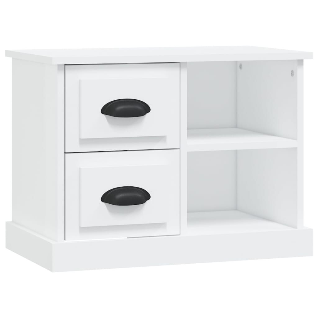 vidaXL Κομοδίνο Λευκό 60 x 35,5 x 45 εκ.