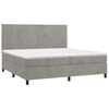 vidaXL &Kappa;&rho;&epsilon;&beta;ά&tau;&iota; Boxspring &mu;&epsilon; &Sigma;&tau;&rho;ώ&mu;&alpha; &Alpha;&nu;&omicron;&iota;&chi;&tau;ό &Gamma;&kappa;&rho;&iota; 200x200 &epsilon;&kappa;. &Beta;&epsilon;&lambda;&omicron;ύ&delta;&iota;&nu;&omicron;