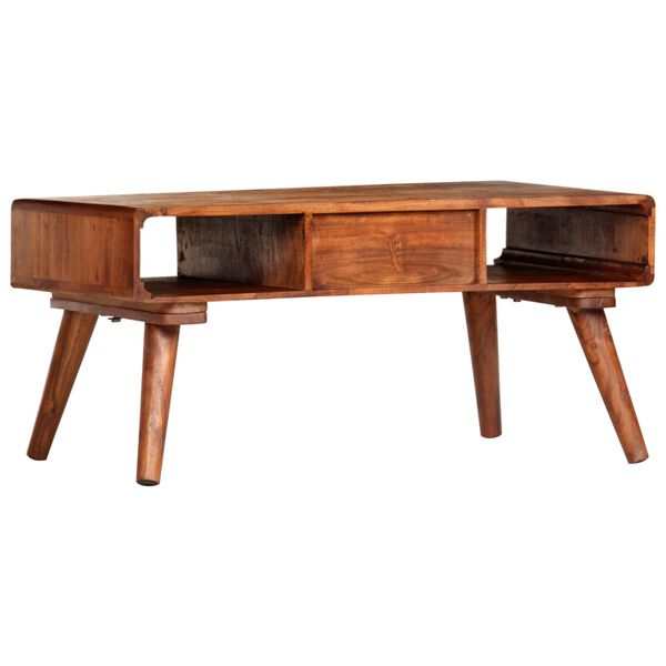 vidaXL Τραπεζάκι Σαλονιού 85 x 50 x 41 εκ. από Μασίφ Ξύλο Ακακίας