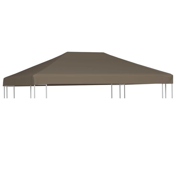 vidaXL Κάλυμμα για Κιόσκι Χρώμα Taupe 3 x 3 μ. 310 γρ./μ²