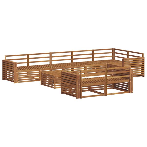 vidaXL &Sigma;&epsilon;&iota;&rho;ά &Kappa;&alpha;&nu;&alpha;&pi;έ &Epsilon;&xi;&omega;&tau;&epsilon;&rho;&iota;&kappa;&omicron;ύ 9 pcs &Phi;&upsilon;&sigma;&iota;&kappa;ό