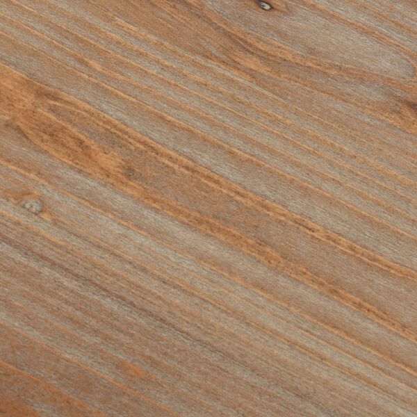 vidaXL Γραφείο με Ντουλάπια 120 x 50 x 76 εκ. Μασίφ Ξύλο Ελάτης/Ατσάλι