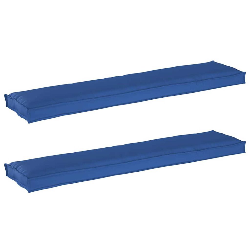 vidaXL Σετ Μαξιλαριών Πάγου 2 pcs Μπλε Ρουά 180 x 40 x 8 εκ.