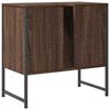 vidaXL Ντουλάπι Νιπτήρα Μπάνιου Καφέ Δρυς 60x33x60 εκ. Επεξ. Ξύλο