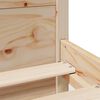 vidaXL Πλαίσιο Κρεβατιού με Κεφαλάρι 120 x 190 εκ. Μασίφ Ξύλο Πεύκου