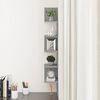 vidaXL Γωνιακή Ραφιέρα Τοίχου Γκρι Sonoma 20x20x127,5 εκ. Επεξερ. Ξύλο