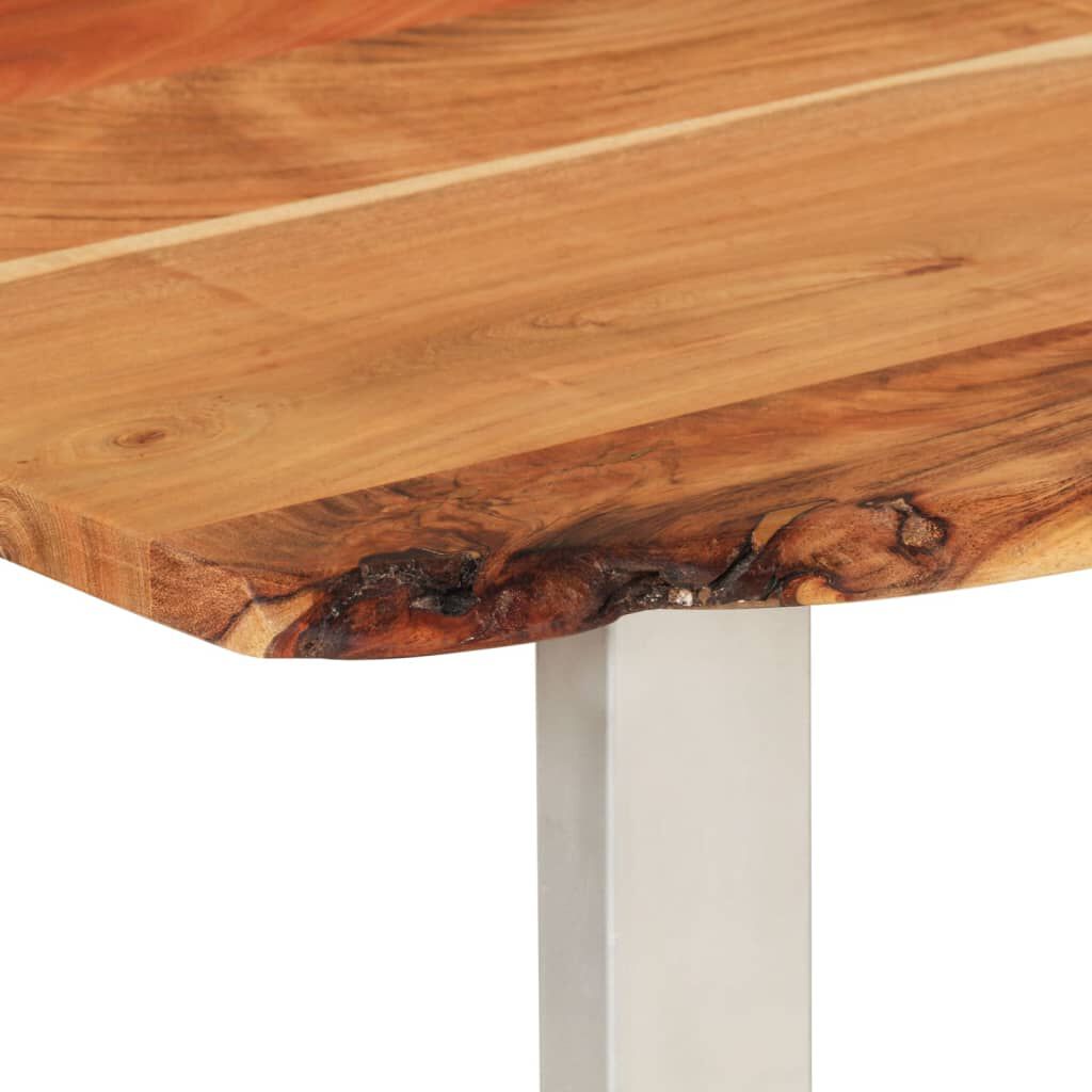vidaXL Τραπεζαρία 180 x 90 x 76 εκ. από Μασίφ Ξύλο Ακακίας