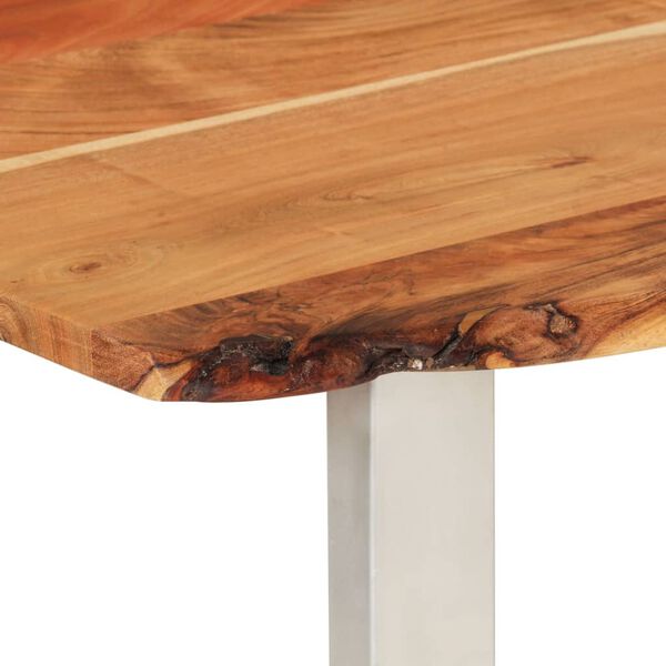 vidaXL Τραπεζαρία 180 x 90 x 76 εκ. από Μασίφ Ξύλο Ακακίας