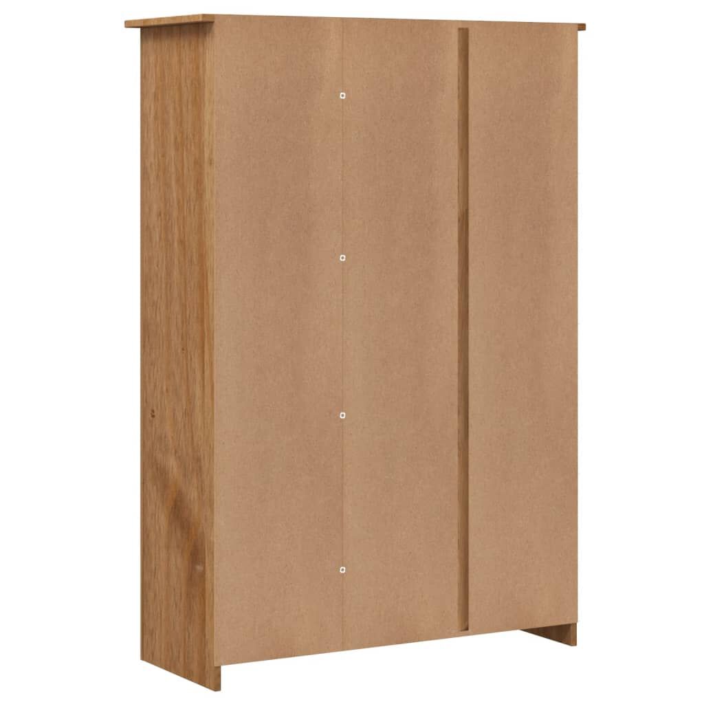 vidaXL Ντουλάπα Τρίφυλλη 118 x 50 x 171,5 εκ. Ξύλο Πεύκου Σειρά Panama